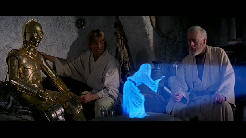 "You're my only hope..." Star Wars A New Hope