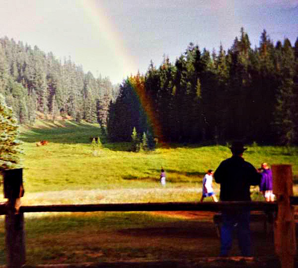 End of the Rainbow at the Beaubien Meadow at Philmont Scout Ranch