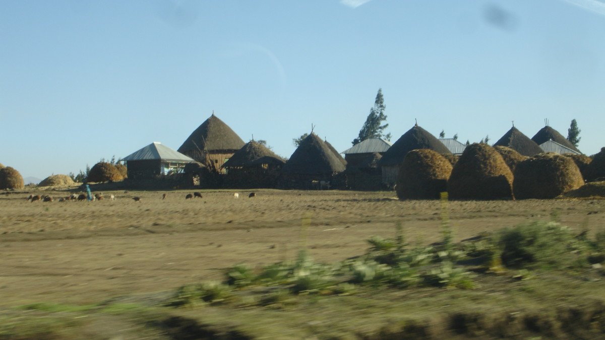 Huts in Ethiopia