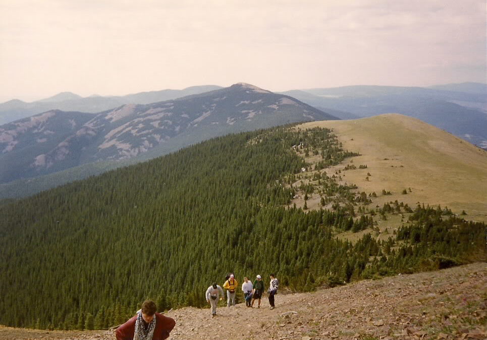 Climbing Baldy at Philmont Scout Ranch in Cimarron New Mexico