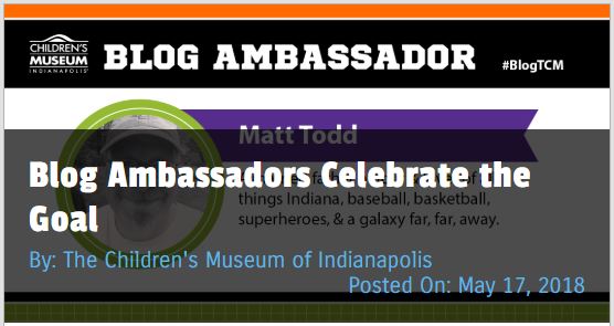 Matt Todd's Blog Ambassador post about soccer for The Children's Museum of Indianapolis #blogTCM