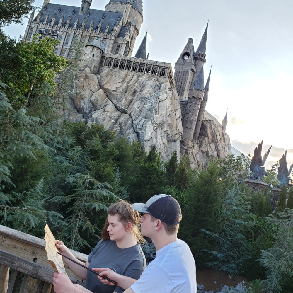 Searching for Hogwarts Castle at The Wizarding World of Harry Potter