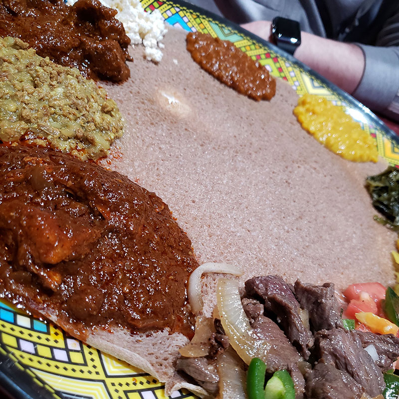 Ethiopian food after Dad 2.0