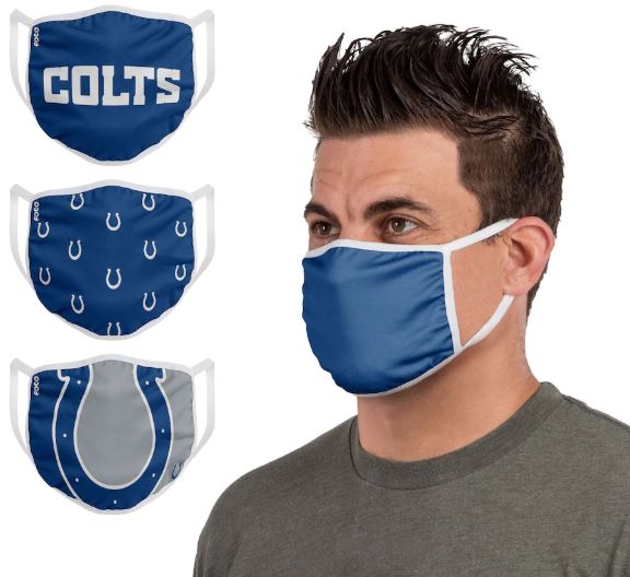 Colts face mask from Fanatics.com