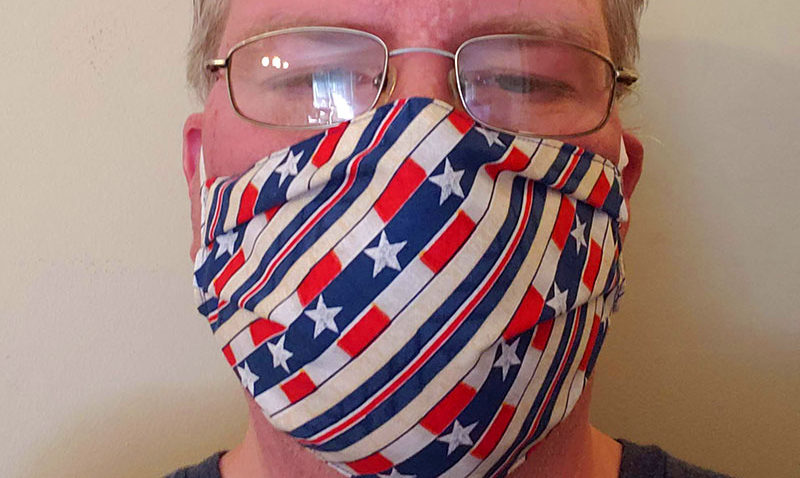 I'm wearing a mask. I hope you are, too.