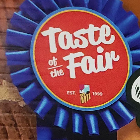 Indiana State Fair Taste of the Fair ribbon